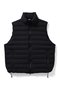 【UNISEX】Middle Down Vest D007 エス・ユー/ES.U black