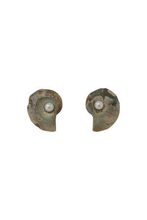 デルフィ/DELPHIIのammonite akoya ピアス(150100/150101)