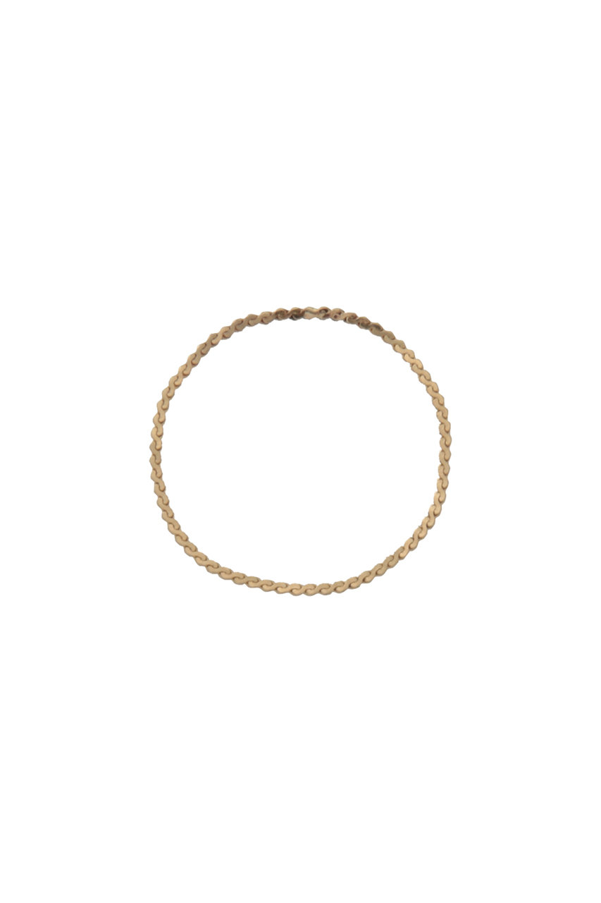 DELPHII bang chain リング (ゴールド, XL(10～12号)) デルフィ ELLE SHOP