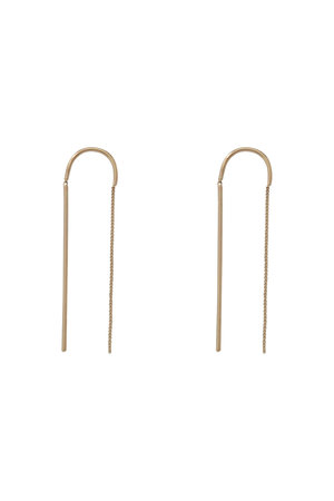 デルフィ/DELPHIIの【予約販売】swing hook ピアス bene chain long