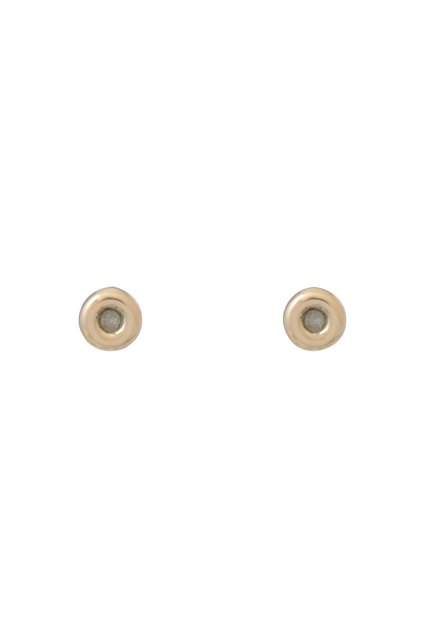 DELPHII donut diamond studs ピアス (ゴールド, F) デルフィ ELLE SHOP