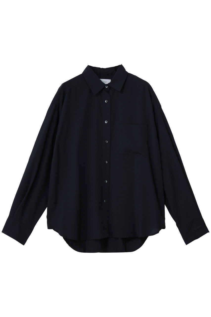 emmi ベーシックシャツ (ダークネイビー, 99) エミ ELLE SHOP