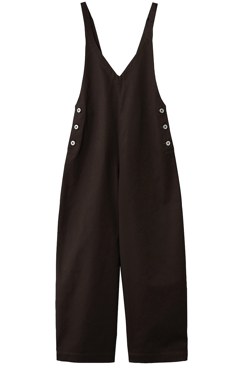 emmi 【Dickies(R)】ワイドサロペット (ブラウン, 00) エミ ELLE SHOP