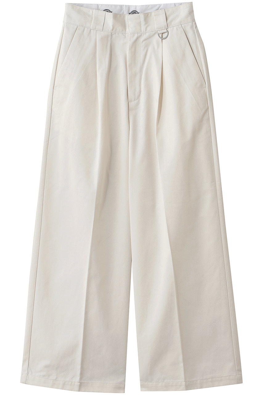 emmi 【Dickies(R)】タックワイドパンツ (アイボリー, 00) エミ ELLE SHOP