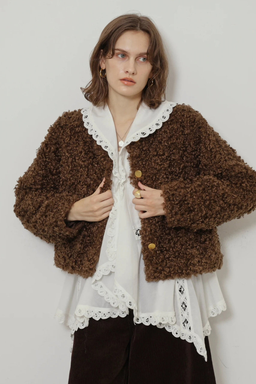 CADUNE ボアジャン (ブラウン, 38Tall) カデュネ ELLE SHOP