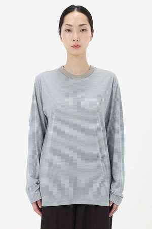 アイスブレーカー/icebreakerの【UNISEX】150 メリノライト ストライプ LS ティー(110100/110103)