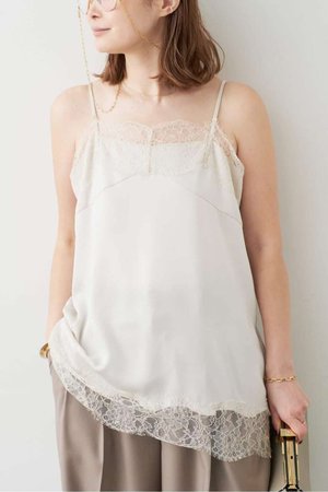 ドゥーズィエムクラス/Deuxieme Classeの*Lace Trimmed キャミソール 1(110100/110101)