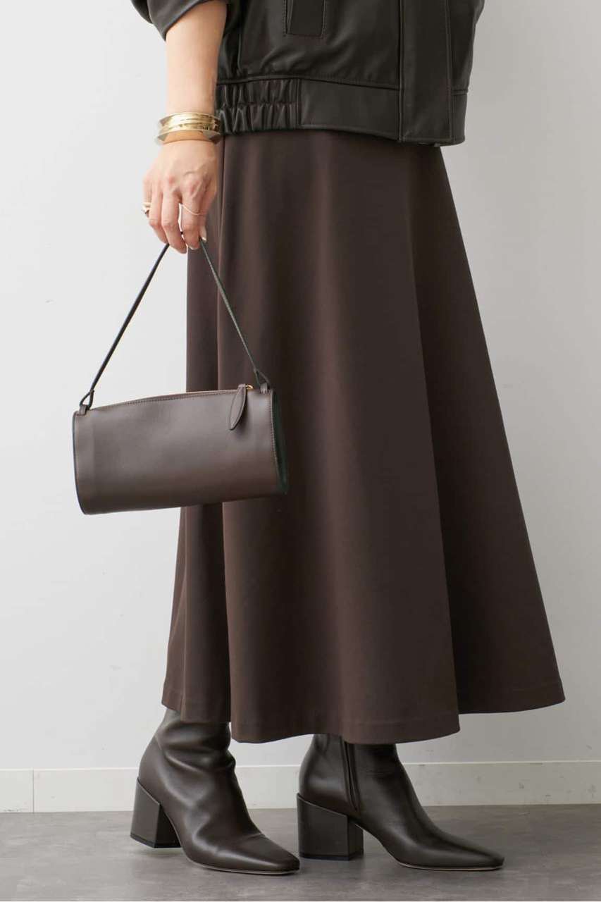 Deuxieme Classe Modern Jersey フレアスカート (ブラウン, 36) ドゥーズィエムクラス ELLE SHOP