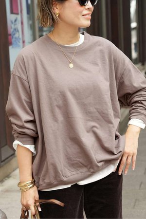 ドゥーズィエムクラス/Deuxieme Classeの【CALUX/キャラクス】RIB ロングスリーブ Tシャツ(110100/110103)