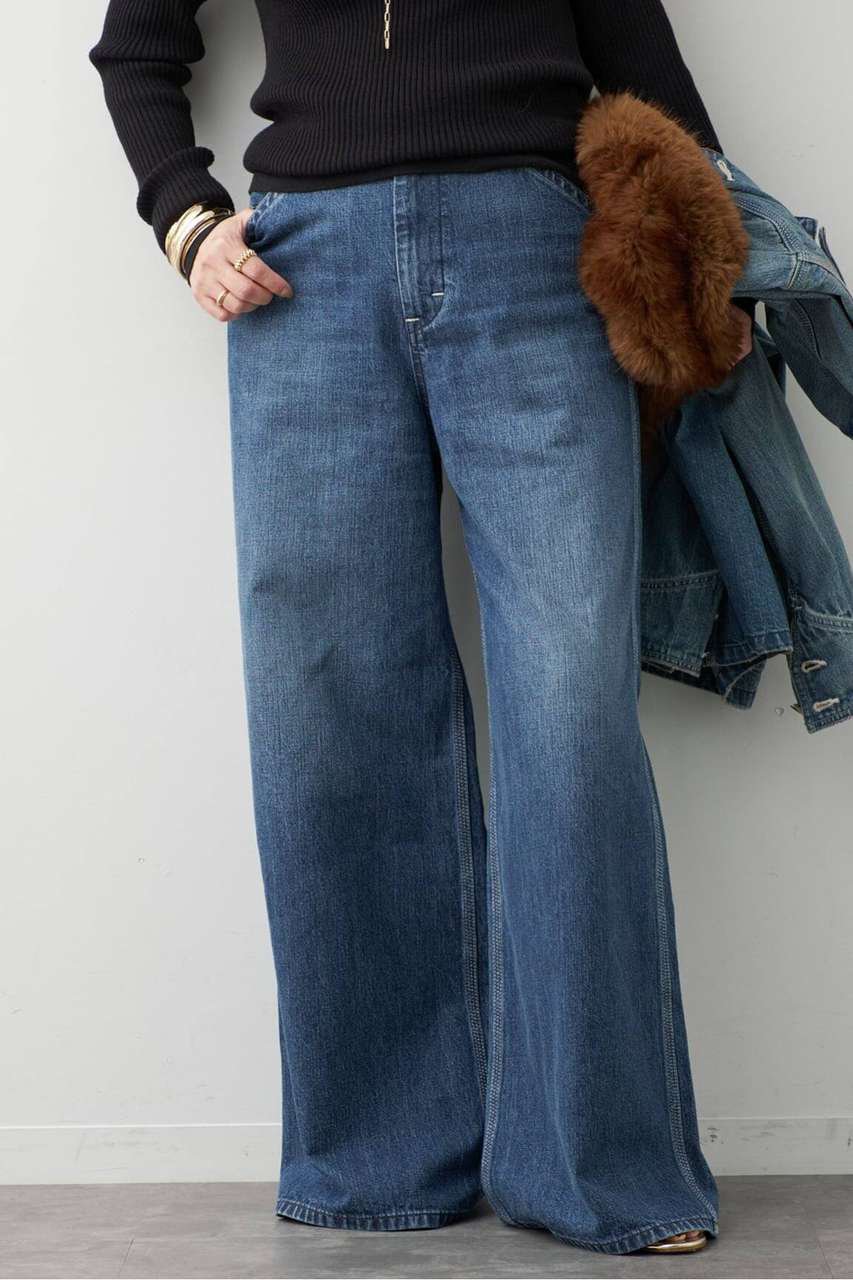 Deuxieme Classe Lee デニム (ブルー, 34) ドゥーズィエムクラス ELLE SHOP