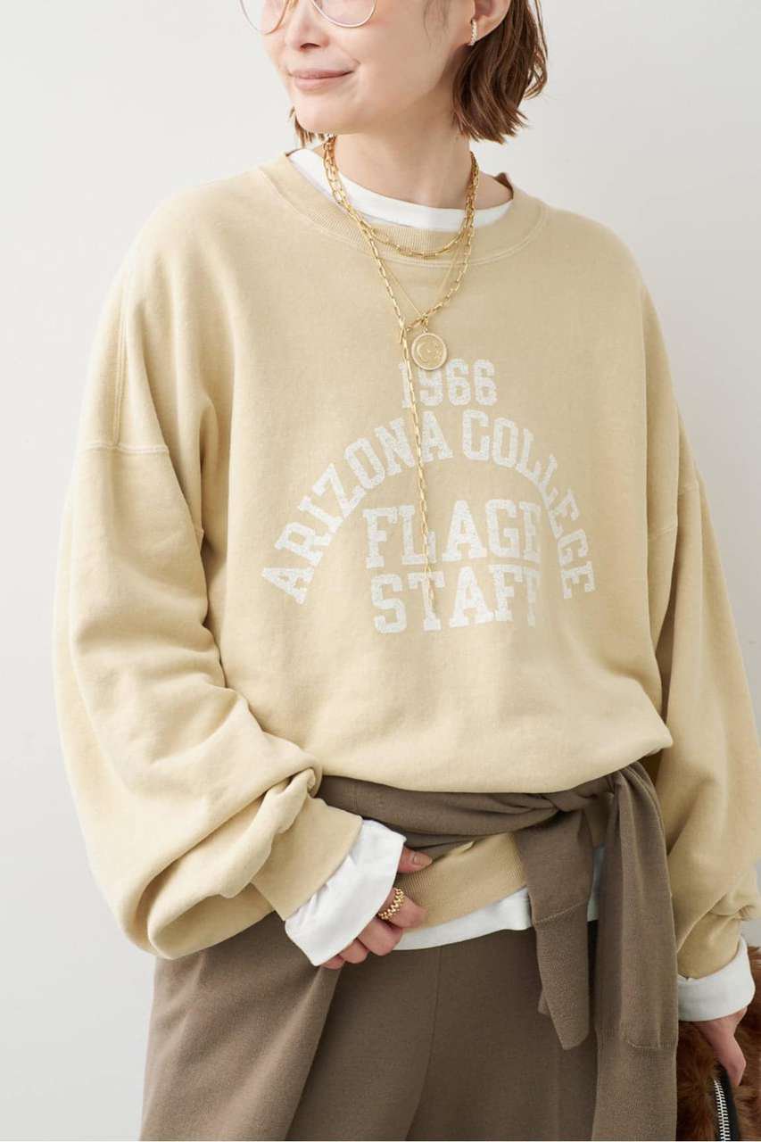 Deuxieme Classe FLAG STAFF スウェット (イエロー, F) ドゥーズィエムクラス ELLE SHOP