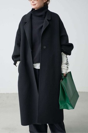 ドゥーズィエムクラス/Deuxieme Classeの【予約販売】《予約》ウールアンゴラリバーコート(110900/110903)