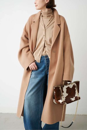 ドゥーズィエムクラス/Deuxieme Classeの【予約販売】《予約》ウールアンゴラリバーコート(110900/110903)