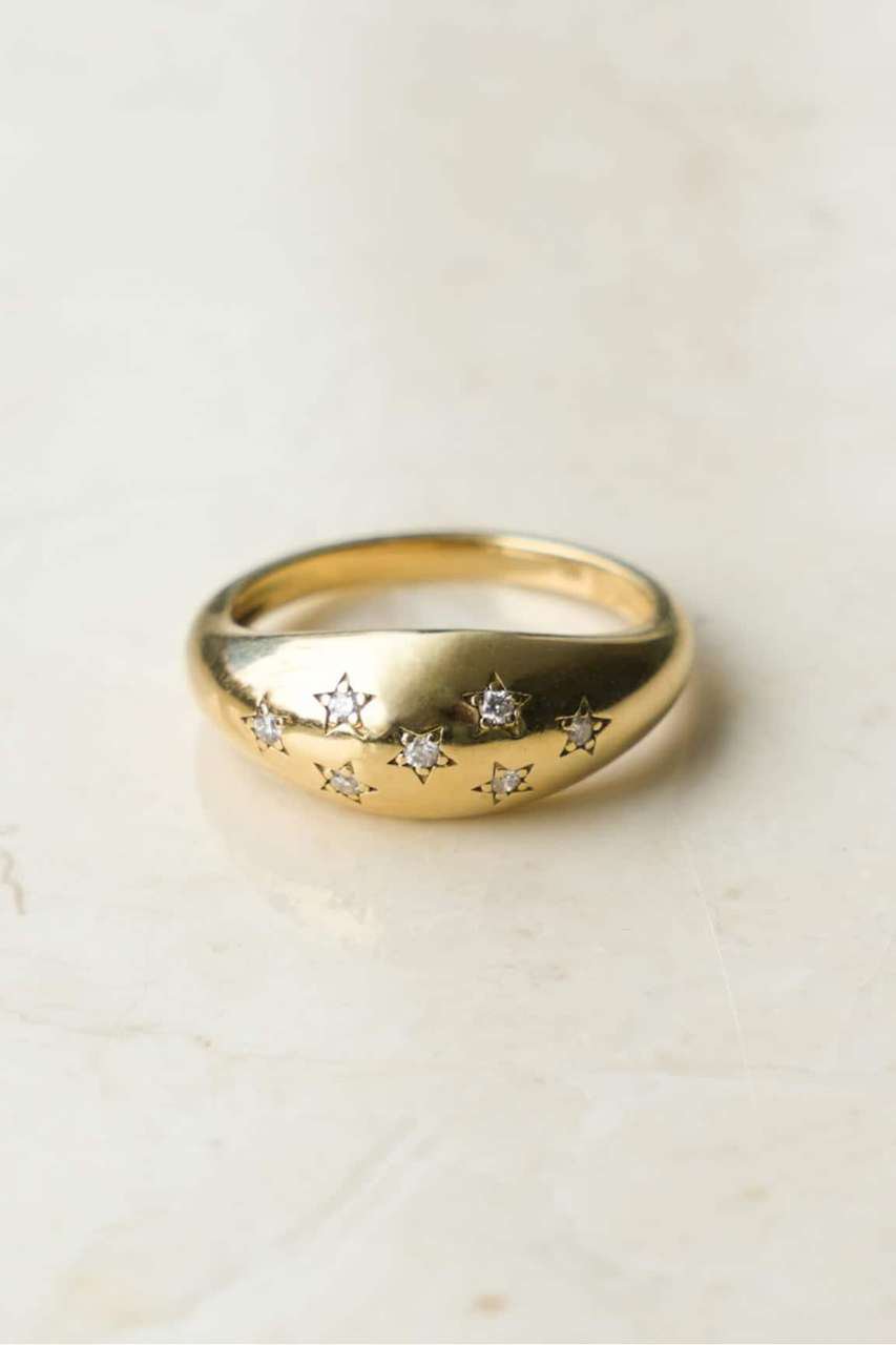 Deuxieme Classe 【Laaina/ラアイナ】STAR RING (ゴールド, 11) ドゥーズィエムクラス ELLE SHOP
