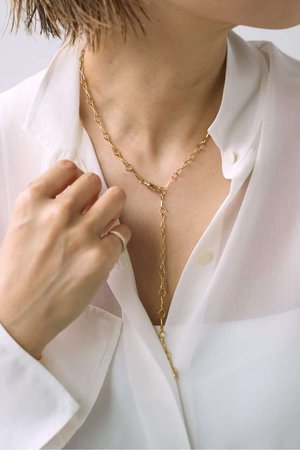 ドゥーズィエムクラス/Deuxieme Classeの【AZLEE/アズリー】LARGE MOTIF CHAIN LARIAT 22(150200/150201)