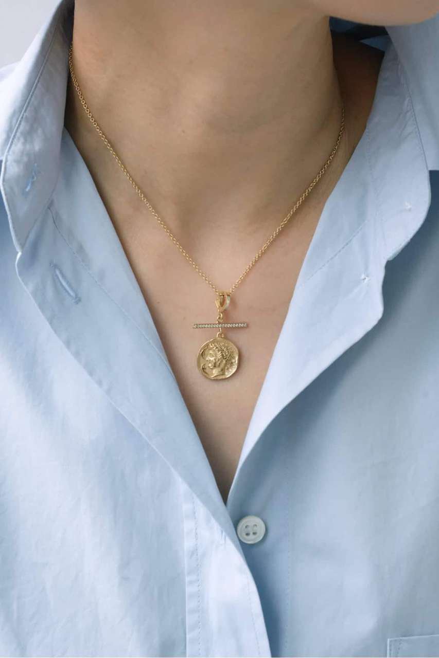 Deuxieme Classe *【AZLEE/アズリー】 EXTRA THIN CHAIN NECKLACE 20 (ゴールド, フリー) ドゥーズィエムクラス ELLE SHOP