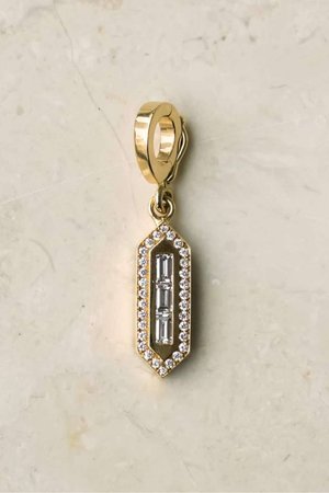 ドゥーズィエムクラス/Deuxieme Classeの【AZLEE/アズリー】 NS TRIPLE BAGUETTE DIAMOND CHARM(150200/150201)