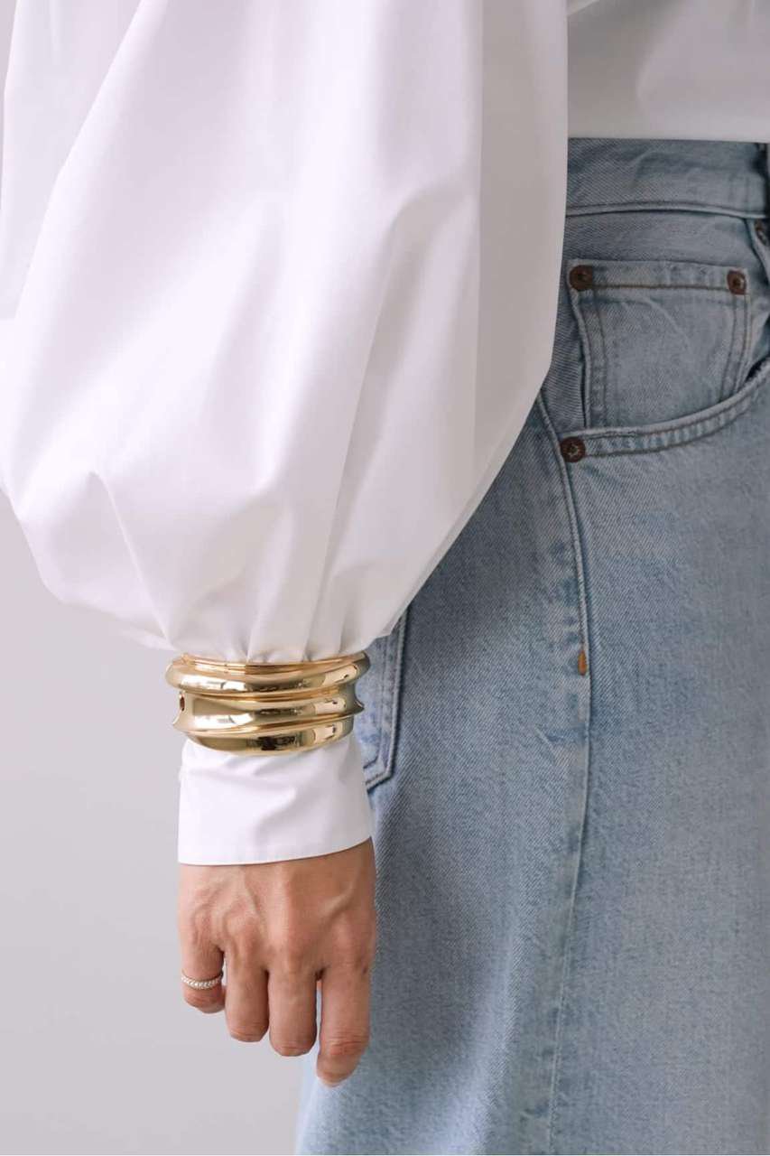 Deuxieme Classe 【JENNY BIRD/ジェニーバード】MEGA BANGLE (ゴールド, フリー) ドゥーズィエムクラス ELLE SHOP