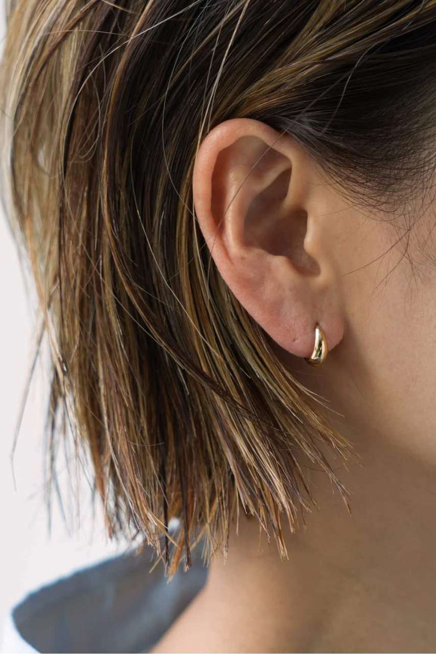 Deuxieme Classe *【LIZZIE MANDLER/リジーマンドラー】CRESCENT HOOP 8.5 (ゴールド, フリー) ドゥーズィエムクラス ELLE SHOP