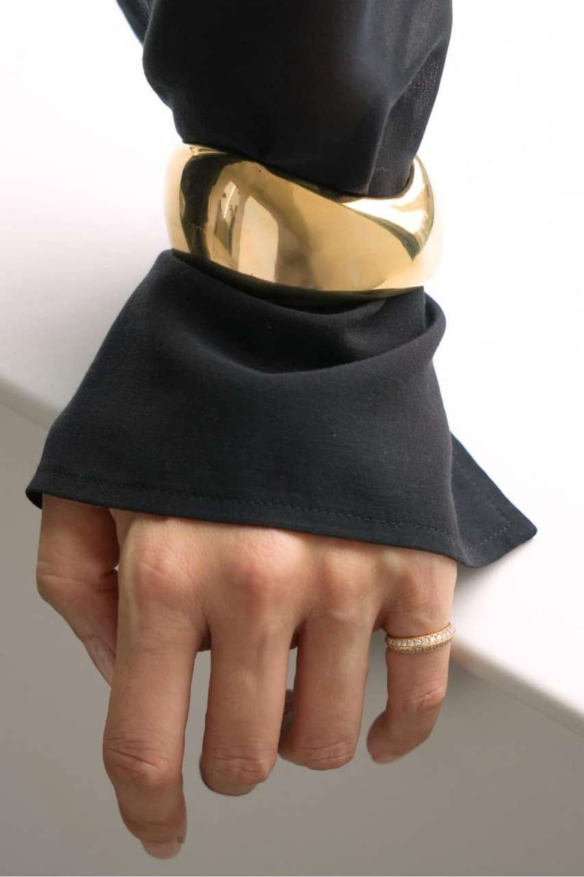 Deuxieme Classe *【LIZZIE MANDLER/リジーマンドラーTHIN CRESCENT RING (ゴールド, 3) ドゥーズィエムクラス ELLE SHOP