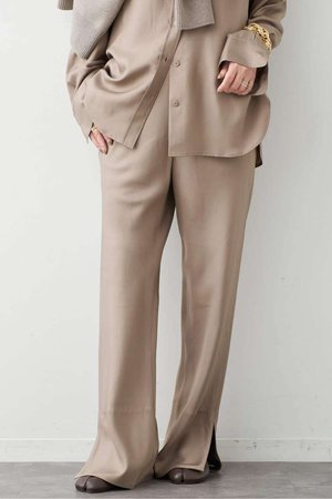 ドゥーズィエムクラス/Deuxieme Classeの【Raspail/ラスパイユ】STANDARD SILK PANTS(110600/110601)