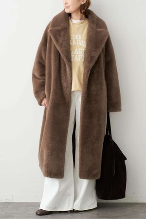 ドゥーズィエムクラス/Deuxieme Classeの【予約販売】《予約》【MY WHITE/マイホワイト】LONG COAT(110900/110903)