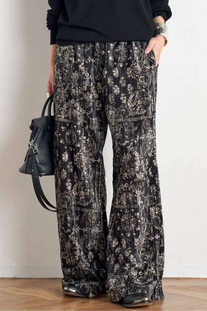 エーピーストゥディオ/AP STUDIOの【COUTURE D’ADAM】別注Bandana Collage Easy Pants(110600/110601)