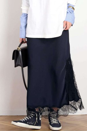 エーピーストゥディオ/AP STUDIOのLace Trimmed Dress 1(NV)(110500/110503)