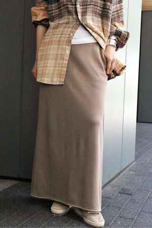 エーピーストゥディオ/AP STUDIOのWool mix sweat Skirt(110700/110703)