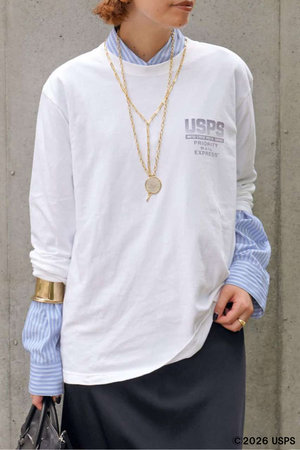 エーピーストゥディオ/AP STUDIOの【GOOD ROCK SPEED】USPS　U.S. AIR MAIL long sleeves T(110100/110103)