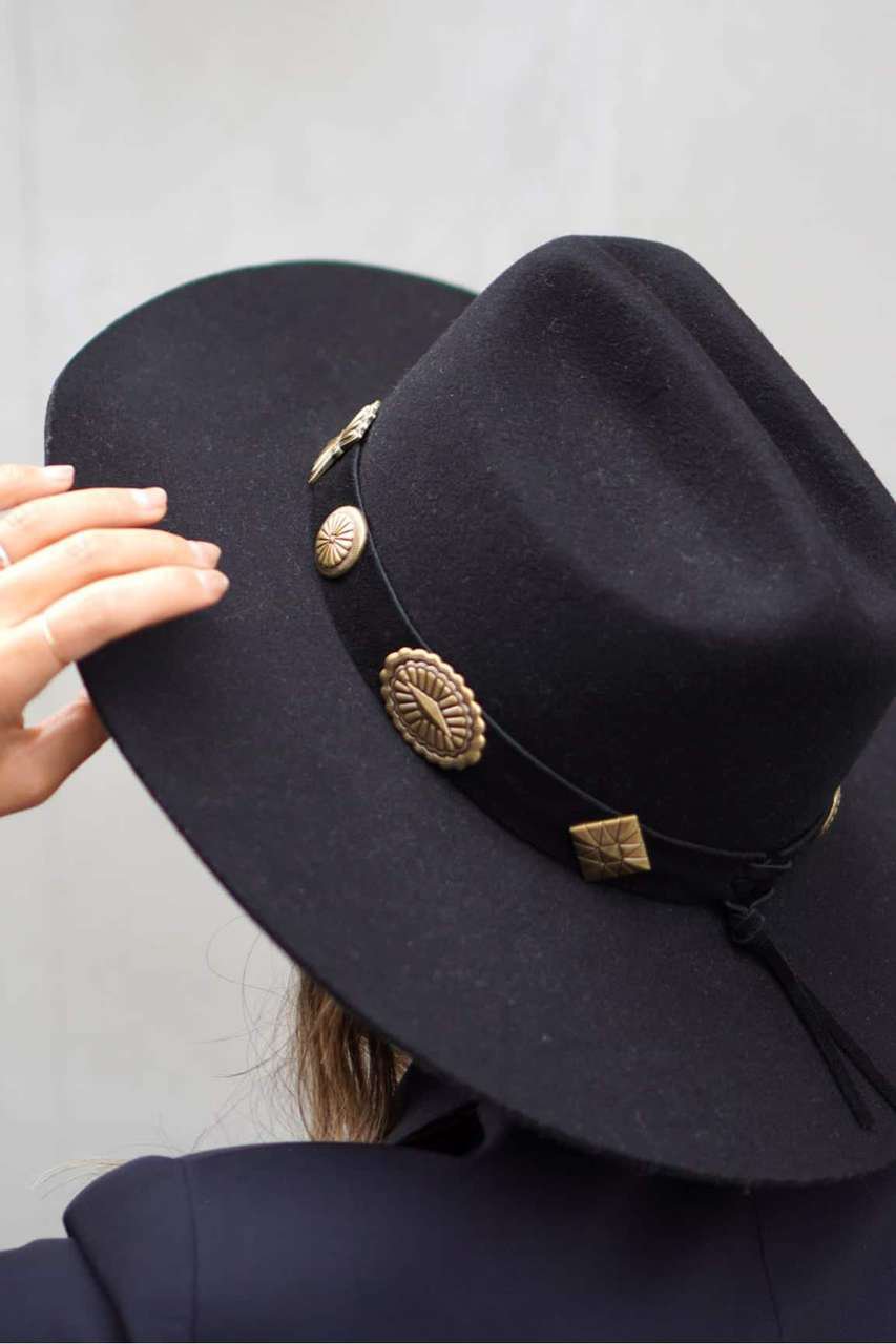 AP STUDIO 【Lack of Color】COWBOY HAT (ブラック, フリー) エーピーストゥディオ ELLE SHOP