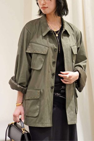 エーピーストゥディオ/AP STUDIOの【ARCHIVE STANCE/アーカイブスタンス】fake suede military Jacket(110800/110801)