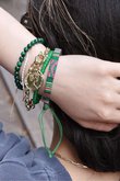 【SHASHI/シャシ】別注Custom Bracelet 3 Green