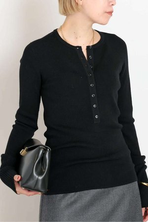 エーピーストゥディオ/AP STUDIOのWeekend Henley Knit