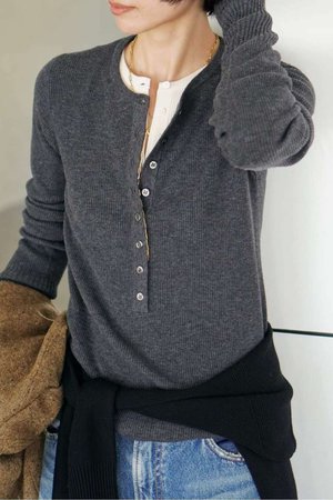 エーピーストゥディオ/AP STUDIOのWeekend Henley Knit