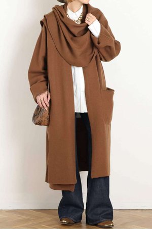 エーピーストゥディオ/AP STUDIOの【LAMRONS/ラムロンズ】SCARF LAP COAT