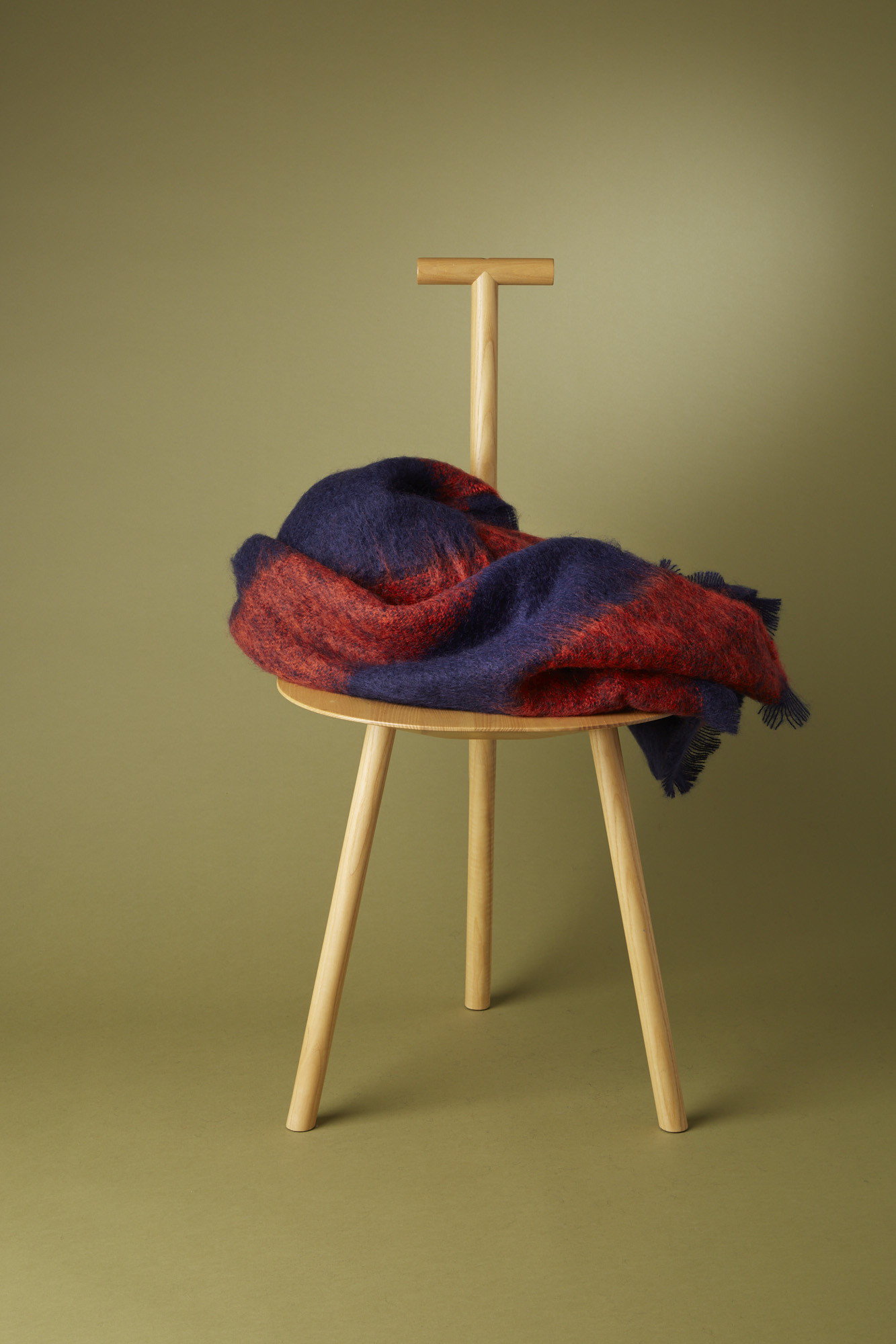 HAY(ヘイ)｜Mohair Blanket/Red の通販｜ELLESHOP・(エル・ショップ