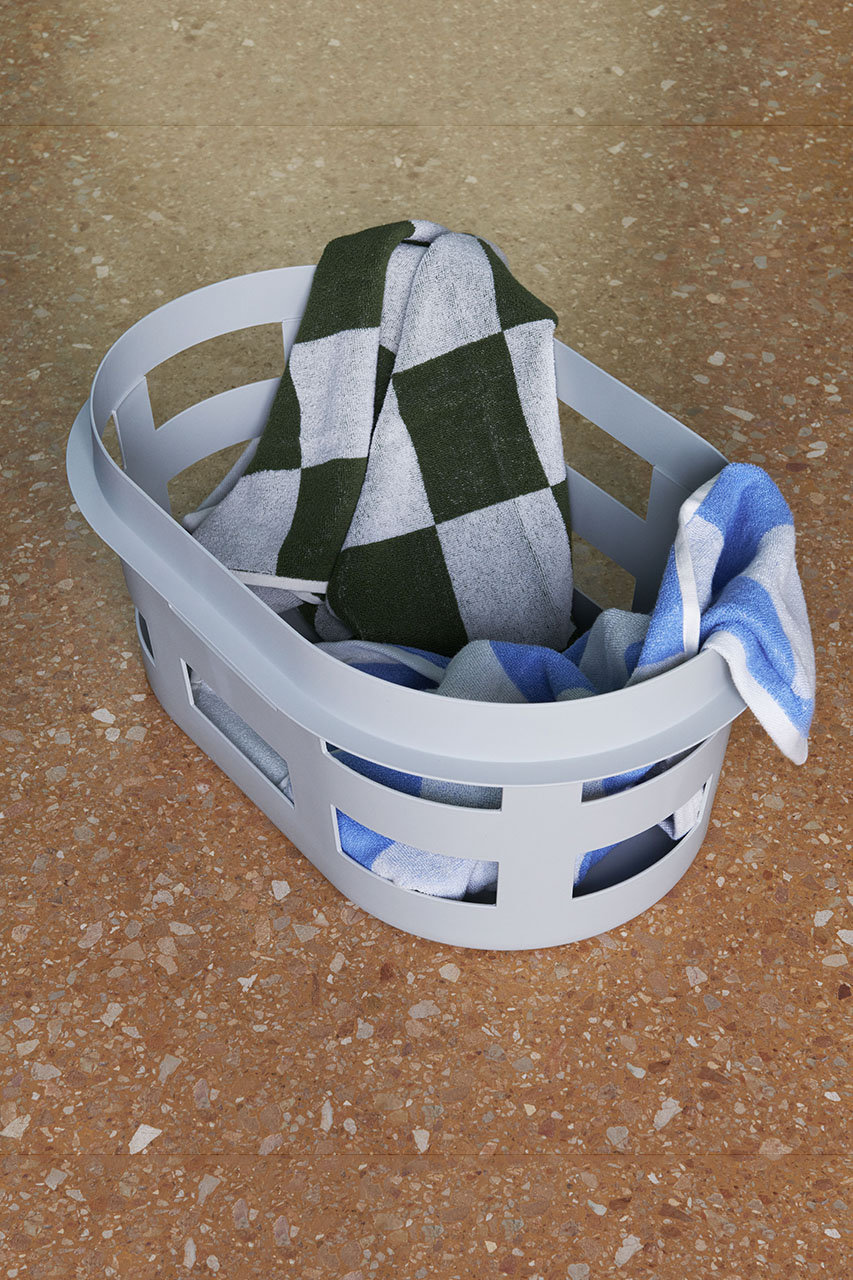 HAY(ヘイ)｜LAUNDRY BASKET S/ブルー の通販｜ELLESHOP・(エル