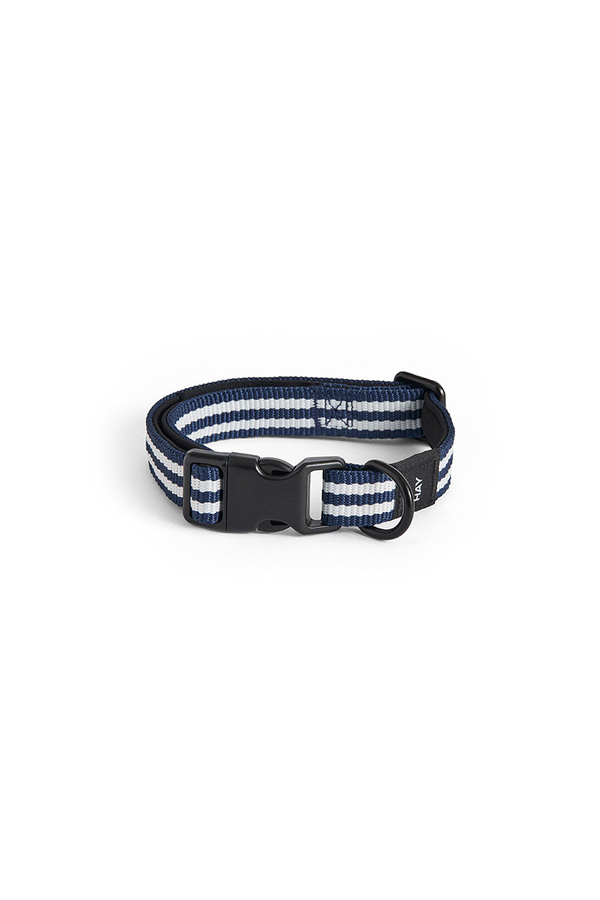 ヘイ/HAYのHAY DOGS COLLAR FLAT(ブルー＆ホワイトストライプ/AD864-D012-AU34)