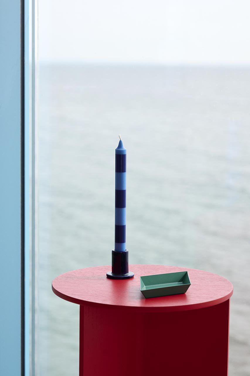 SLIT TABLE WOOD HIGH キャンディレッド HAY(ヘイ)｜SLIT TABLE WOOD HIGH【メーカー取り寄せ