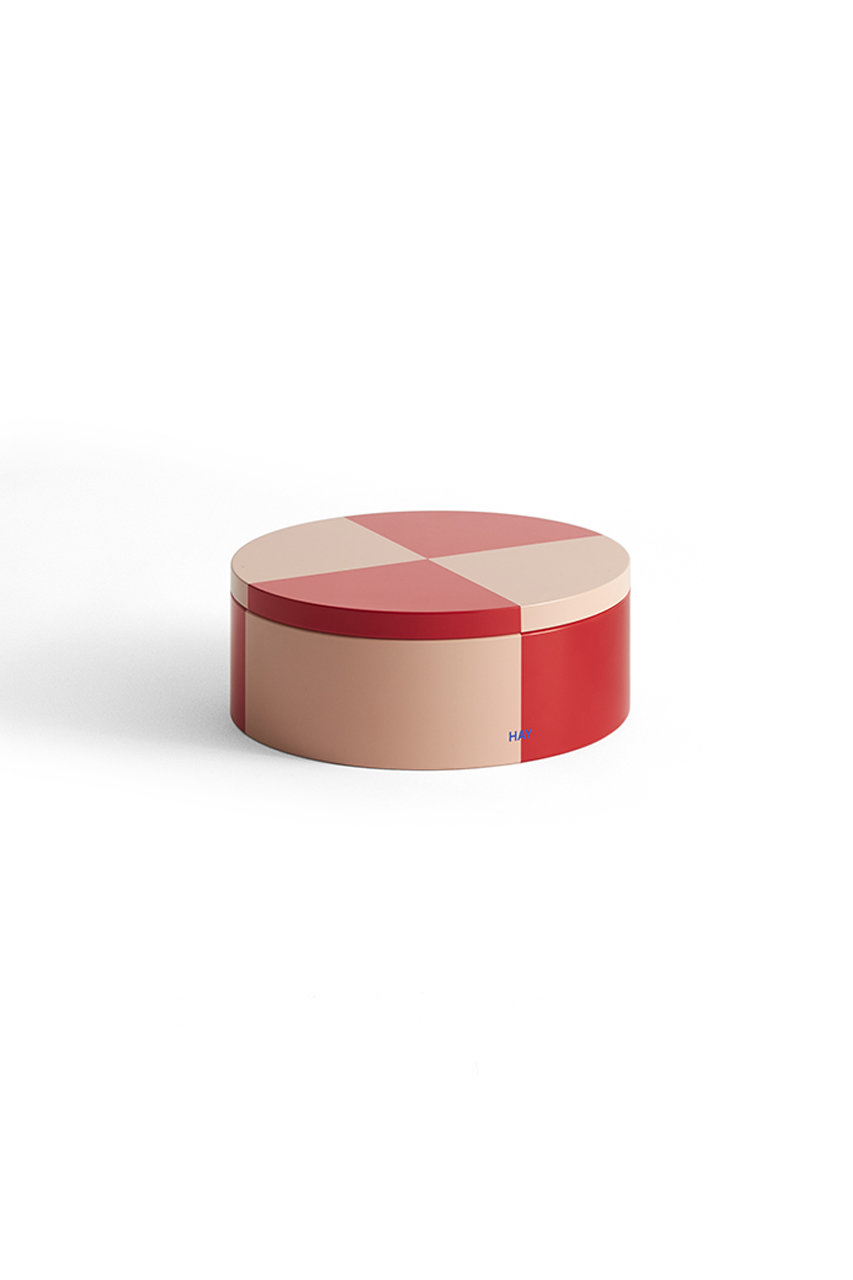 ヘイ/HAYのTin Container Round(Red/Soft Pink/-)