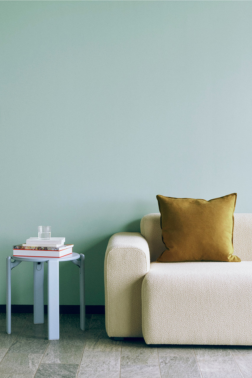 HAY(ヘイ)｜Linen Cushion 50×50/オリーブ の通販｜ELLESHOP・(エル