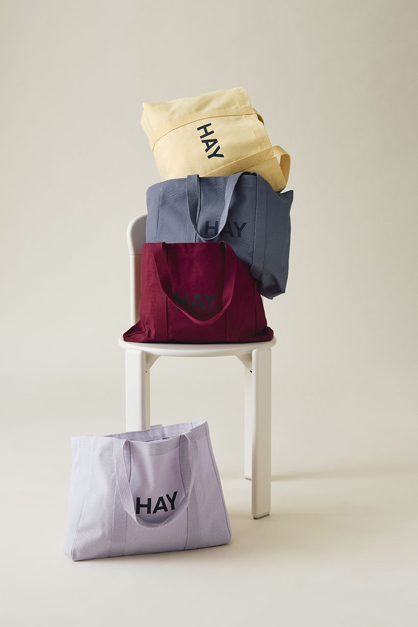 HAY(ヘイ)｜Shopper Bag Medium/スチールブルー の通販｜ELLESHOP 