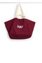 【予約販売】WEEKEND BAG L ヘイ/HAY バーガンディ