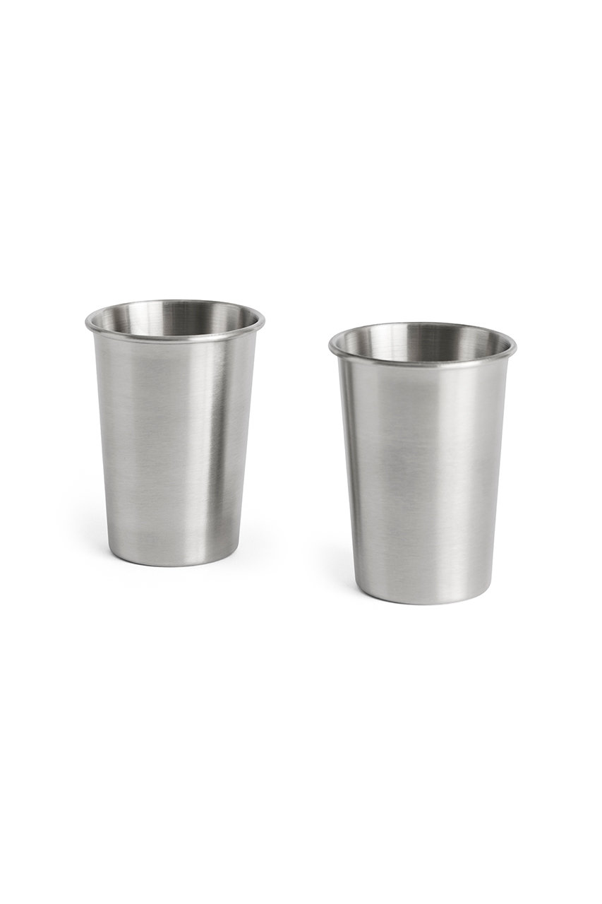 ヘイ/HAYのOUTDOOR MARKET STEEL CUP 400ml SET OF 2(-/AE962-A668-AS24)