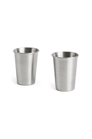 ヘイ/HAYのOUTDOOR MARKET STEEL CUP 350ml SET OF 2(510100/510102)