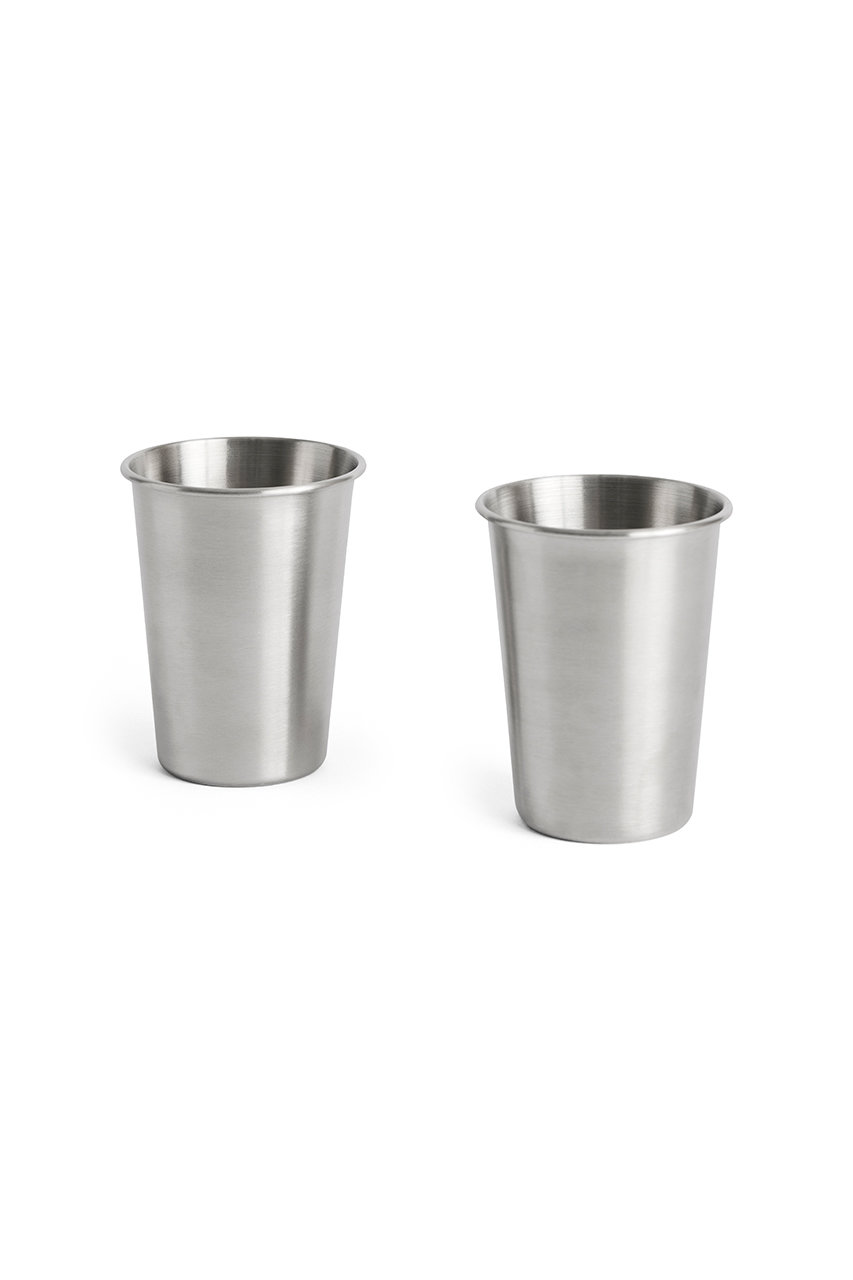 ヘイ/HAYのOUTDOOR MARKET STEEL CUP 350ml SET OF 2(-/AE962-A668-AS23)