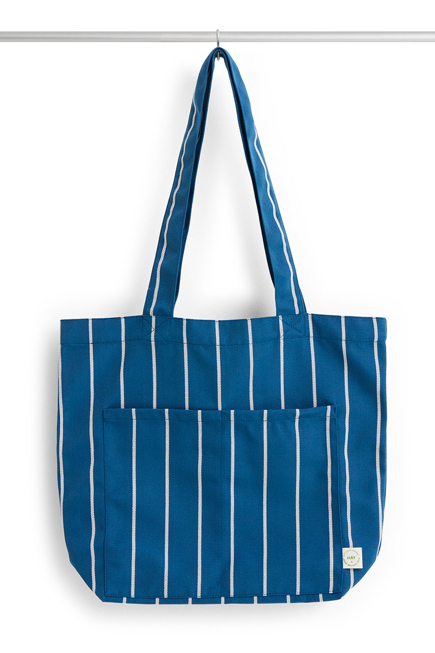 ヘイ/HAYのOUTDOOR MARKET TOTE BAG MEDIUM(ブルー＆ベージュ/AE966-A602-AS27)