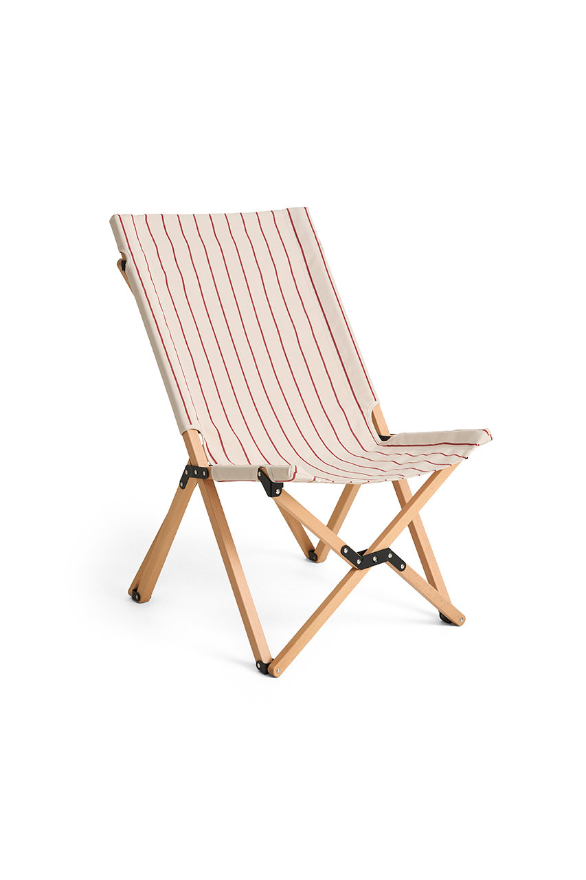 ヘイ/HAYのOUTDOOR MARKET FOLDING CHAIR【メーカー取り寄せ】(ベージュ＆レッド/AE974-E864)