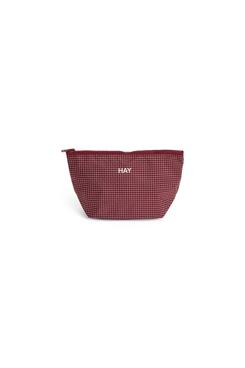 ヘイ/HAYのGRID POUCH S(バーガンディー/AF782-A601-AF61)